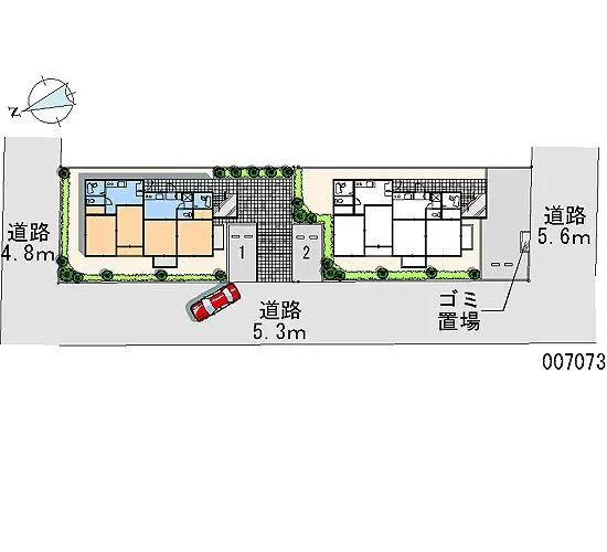 ★手数料０円★西宮市仁川百合野町　月極駐車場（LP）